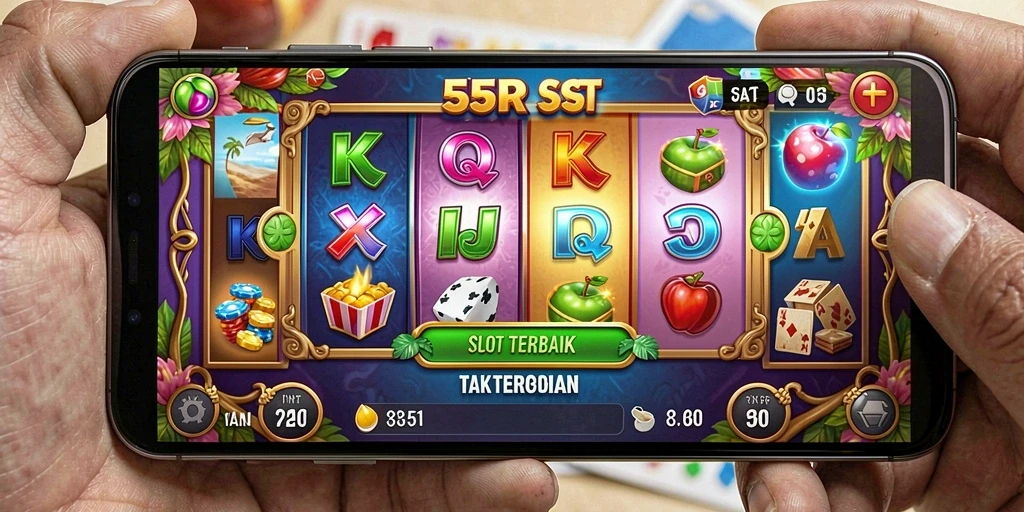 Tampilan gameplay menakjubkan dari 55RT yang seru dan menghibur.