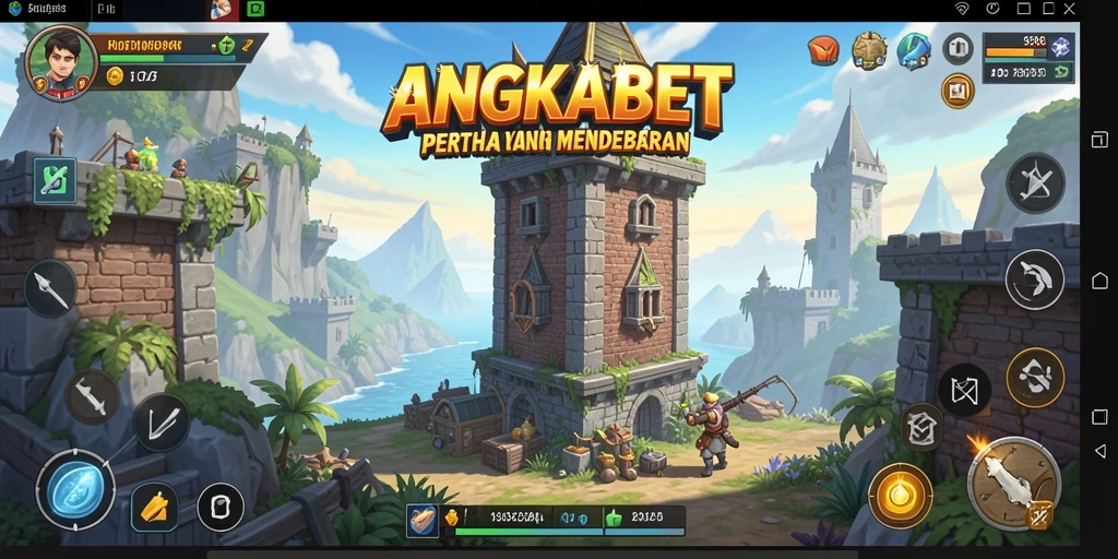 Tampilan gameplay menegangkan dalam ANGKABET yang mendebarkan!