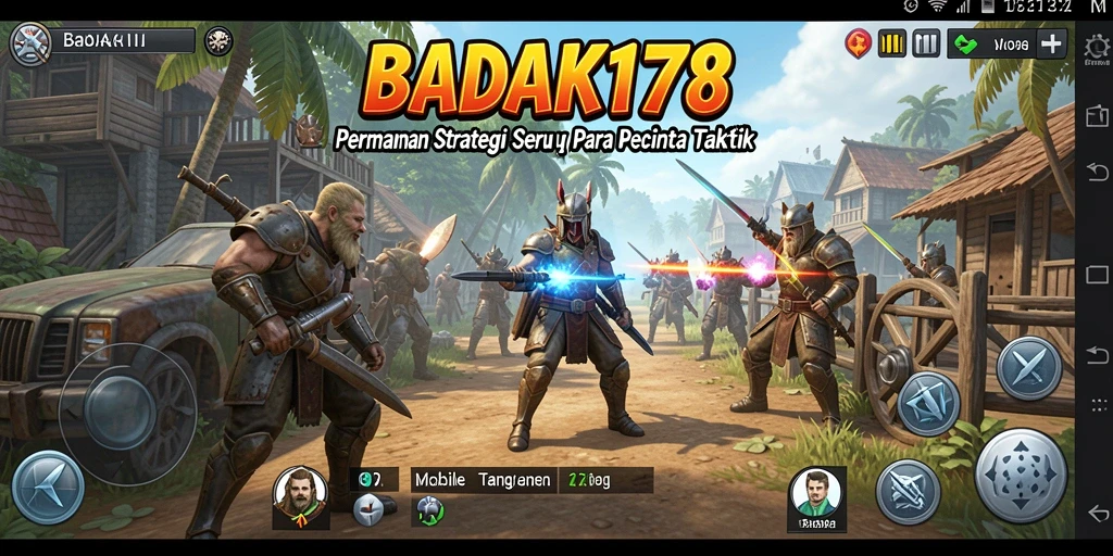 Tampilan gameplay yang menegangkan dan mendebarkan di BADAK178.
