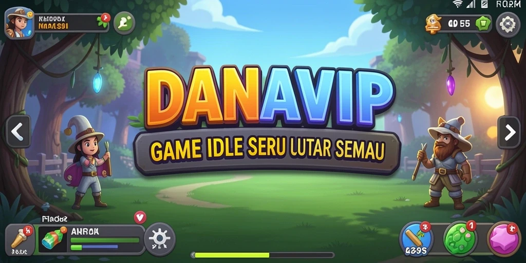 Tampilan utama gameplay DANAVIP yang seru dan interaktif.
