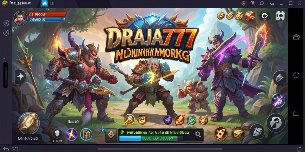 Gameplay menarik DRAJA777 dalam dunia MMORPG yang luas.
