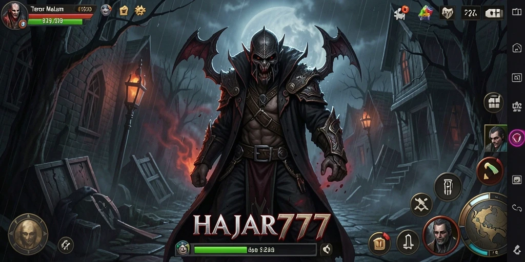 Gameplay HAJAR777 yang mendebarkan dan penuh teror.
