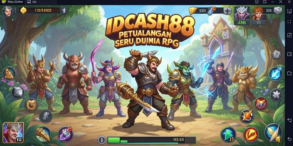 Tampilan gameplay RPG yang menegangkan dan seru.