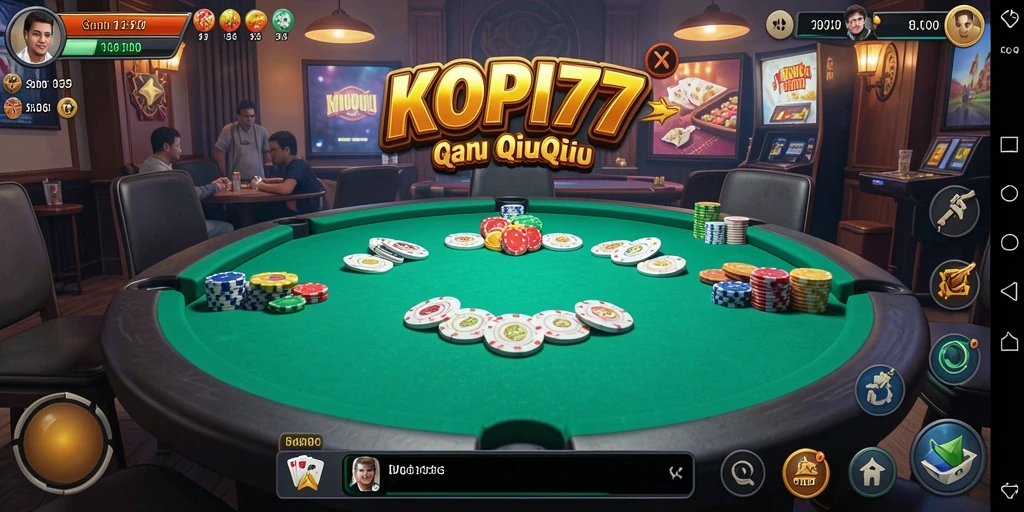 Tampilan gameplay QiuQiu yang menarik dari KOPI77.