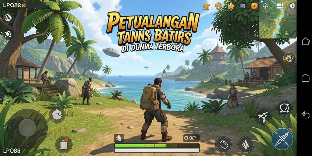 Tampilan gameplay LPO88 yang menakjubkan di dunia terbuka.