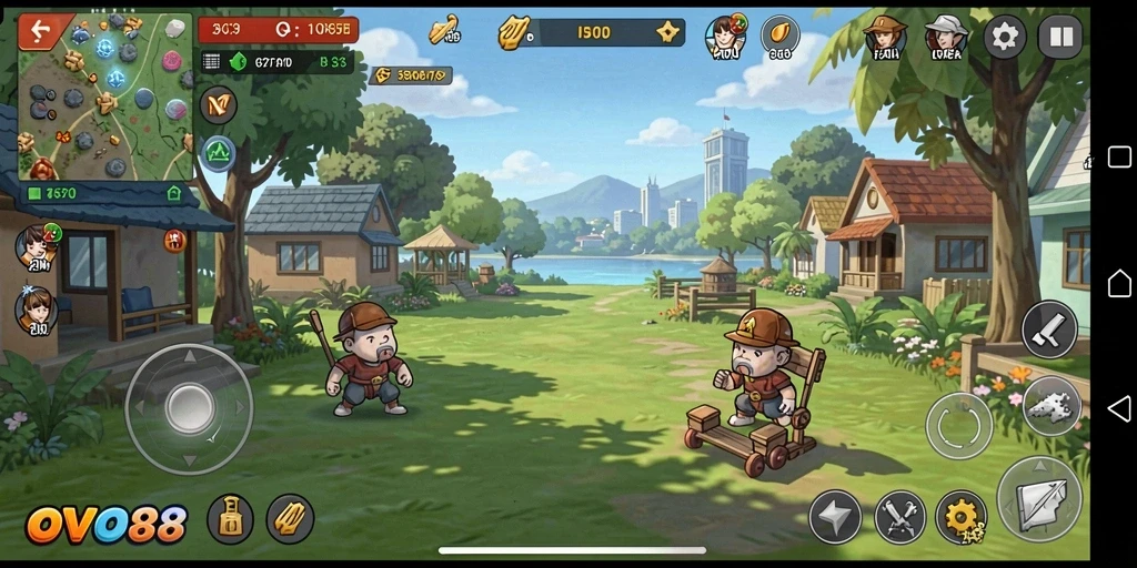 Tampilan gameplay OVO88 yang seru dan menghibur dalam kategori Idle.
