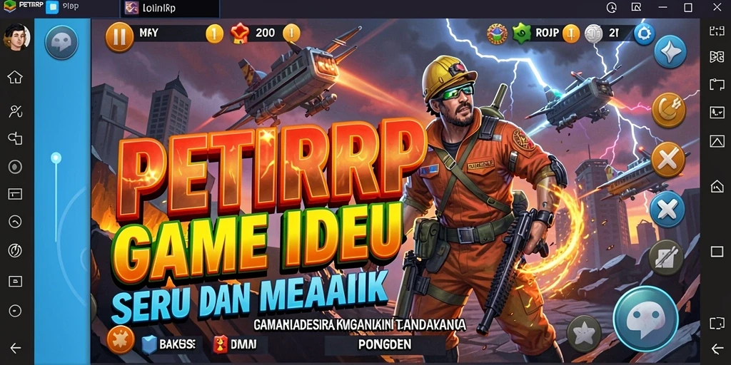Tampilan gameplay PETIRRP yang menawan dan interaktif.