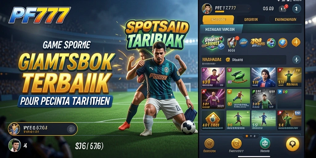Tampilan gameplay Sportsbook yang menarik dan interaktif di PF777.