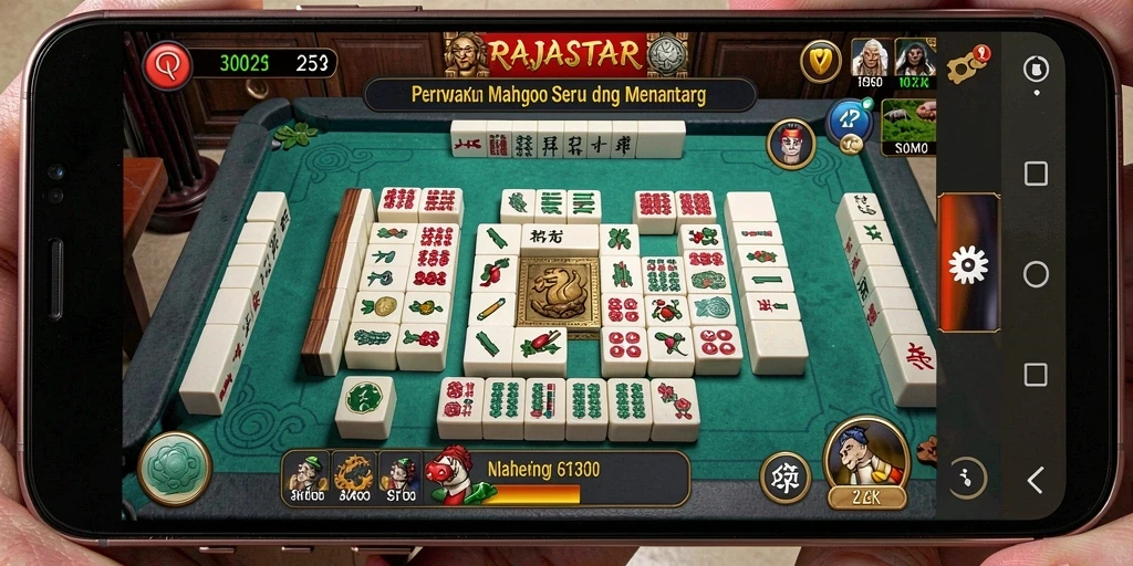 Tampilan gameplay RAJASTAR yang penuh warna dan menantang.