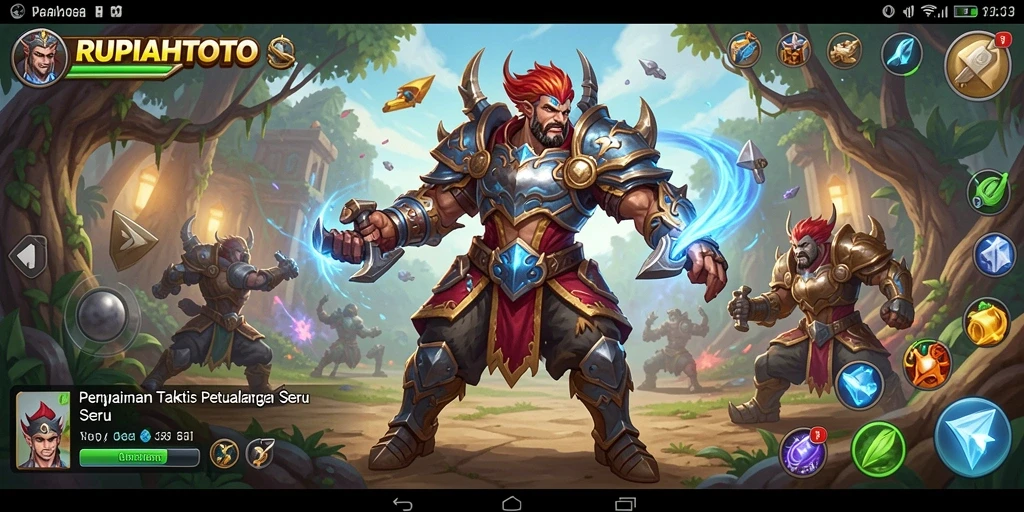 Tangkapan layar utama RUPIAHTOTO menampilkan aksi seru gameplay TPS.