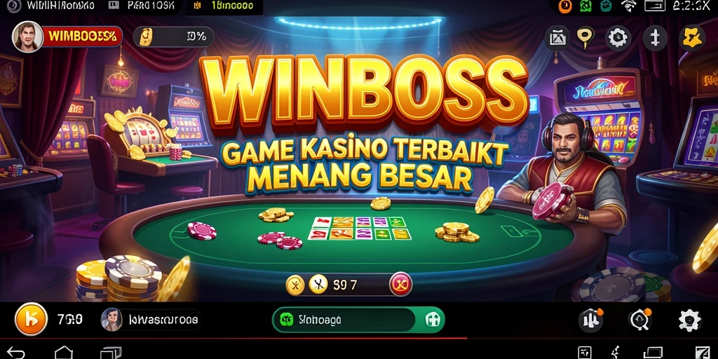 Tampilan menarik dari gameplay Kasino WINBOSS yang memukau.