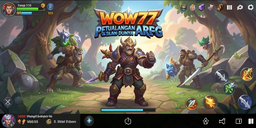 Gameplay seru WOW77 dengan pertarungan epik dalam dunia ARPG.